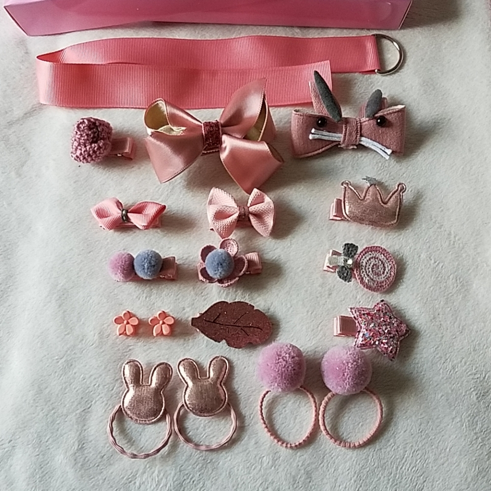 Girls hair accessories set